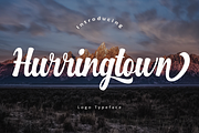 Hurringtown, a Script Font by Analogous (Thumbnail 1 of 13)