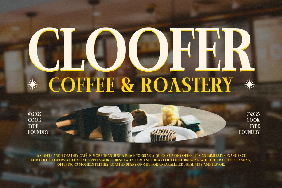 Cloofer, a Serif Font by graphicook (Photo 4 of 10)