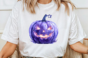 Lavender Halloween Clipart PNG, an Illustration by SinaCreation (Thumbnail 8 of 10)