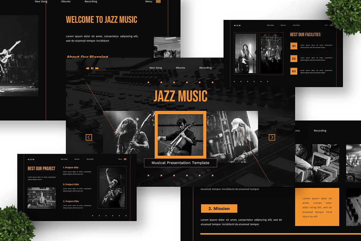 Jazz Music - Musical Powerpoint preview 4