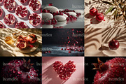 40 Editorial Pomegranate Photos, a Food Illustration by Incomelion (Thumbnail 5 of 12)
