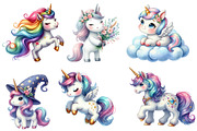 Fantasy Unicorn Clipart, an Illustration by Designworld (Thumbnail 3 of 7)