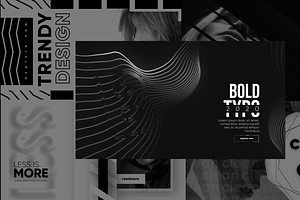 Monochrome Typography- AE