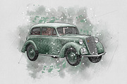 Car Watercolor Art Photo Effect, an Action Add-On by MRI STUDIO (Thumbnail 10 of 15)