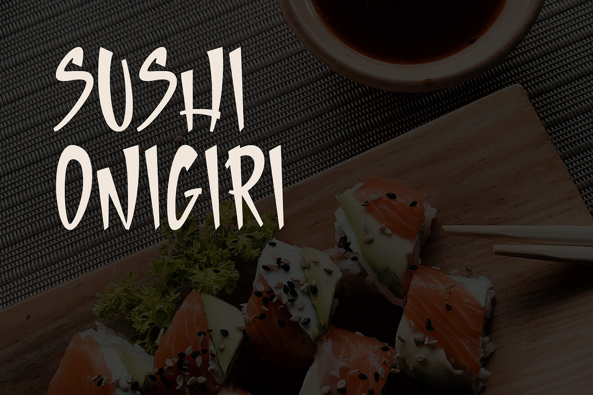 Kooshi Font Decorative Comic Japan, a Sans Serif Font by Maulana Creative (Photo 7 of 7)