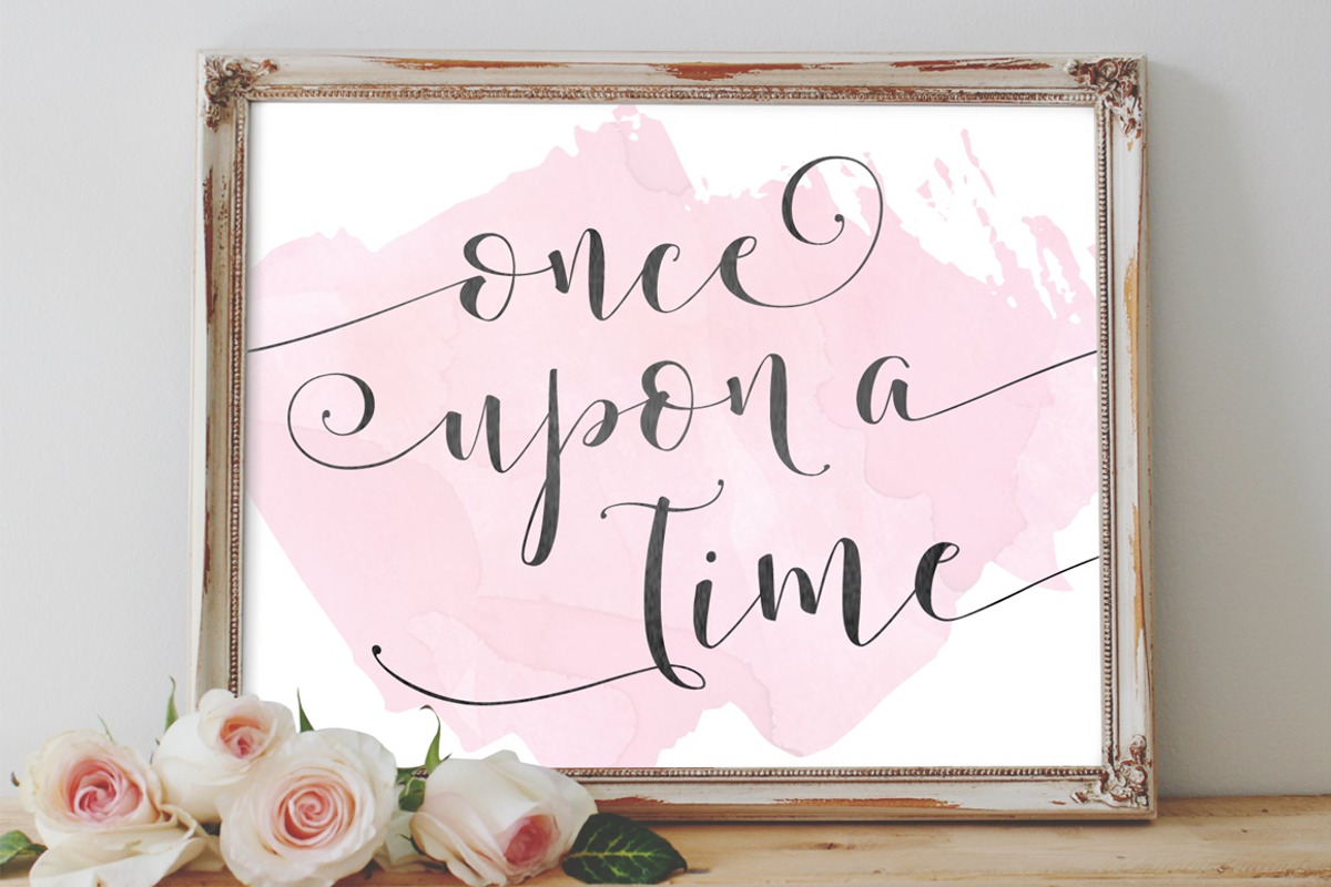 Storybook Calligraphy Script, a Script Font by Emily Spadoni (Photo 3 of 10)