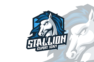 Stallion Esport Logo Design., a Branding & Logo Template by VectorCraft