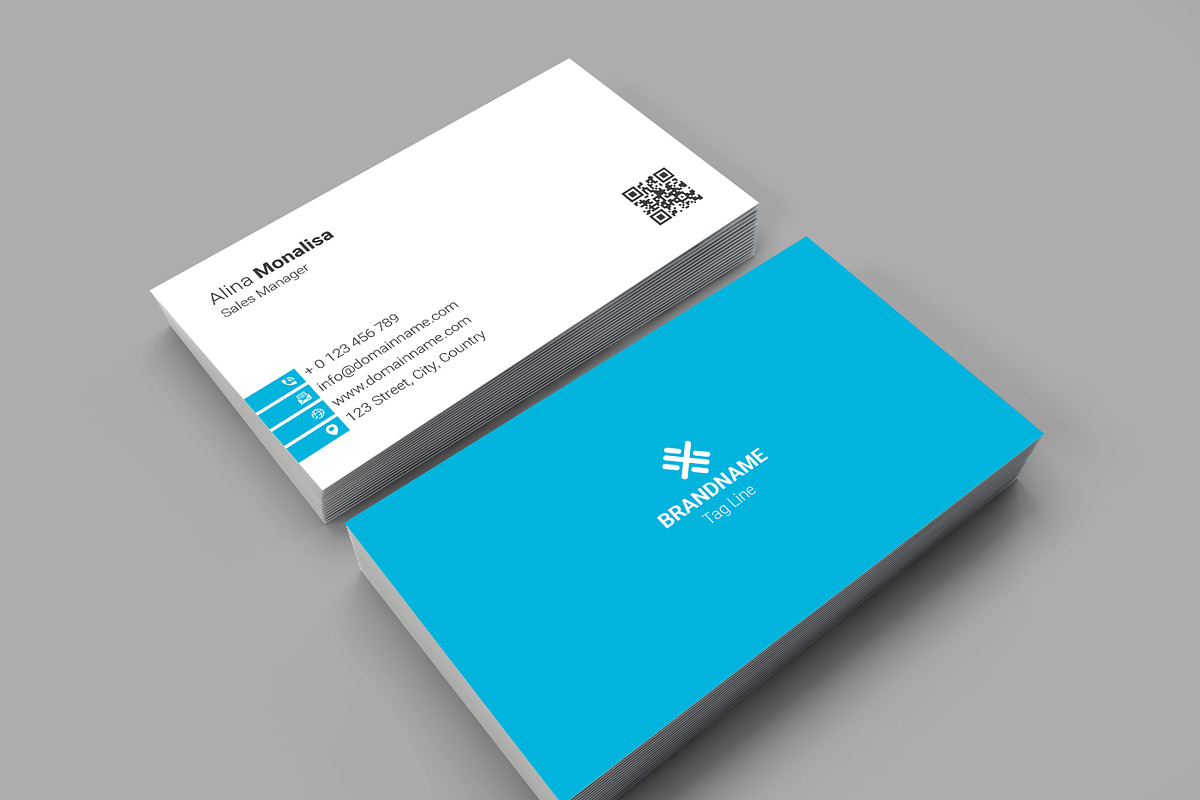 Professional Business Card Template, a Business Card Template by designSultan (Photo 3 of 5)