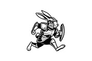 Warrior Bunny Knight Silhouette, an Illustration by jahid234 (Thumbnail 41 of 49)