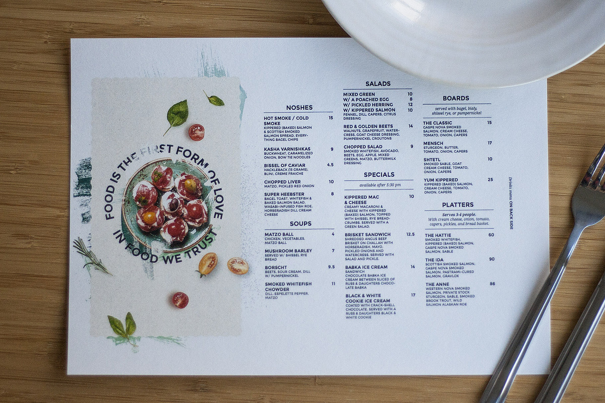 Restaurant Menu, a Flyer Template by BigWeek (Photo 2 of 4)
