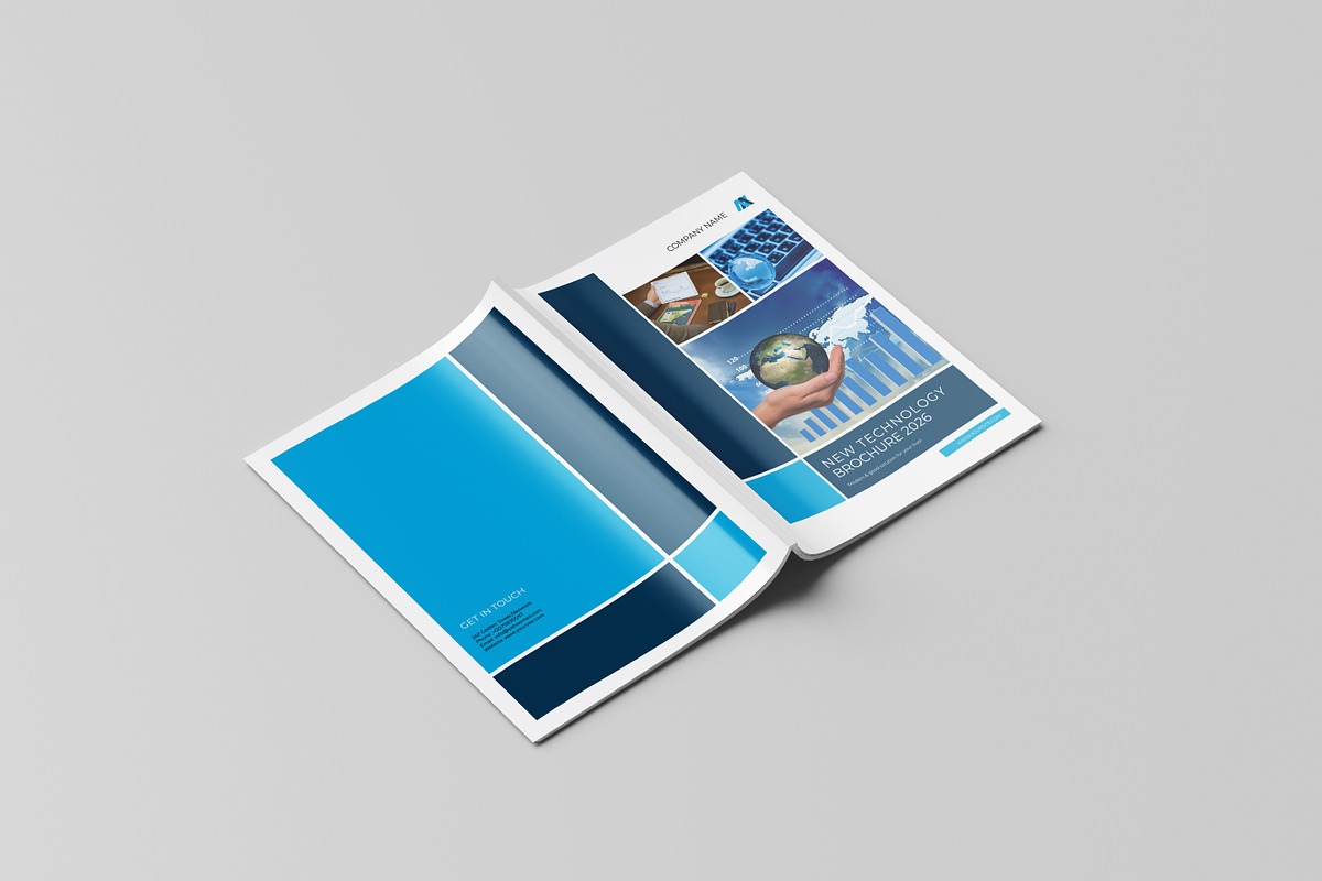 Technology Brochure Template, a Brochure Template by retrographix (Photo 10 of 10)