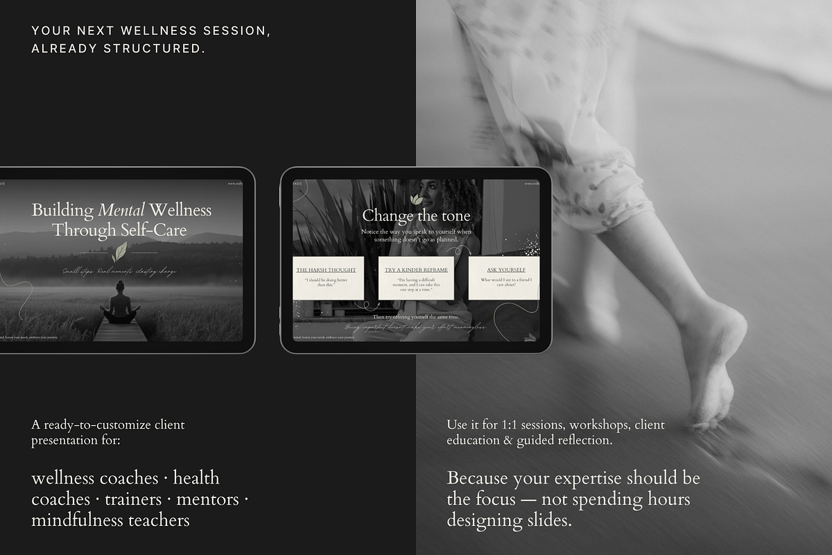 Mental Wellness Guide & Deck, a Presentation Template by Make It Yours Lab. (Photo 5 of 18)