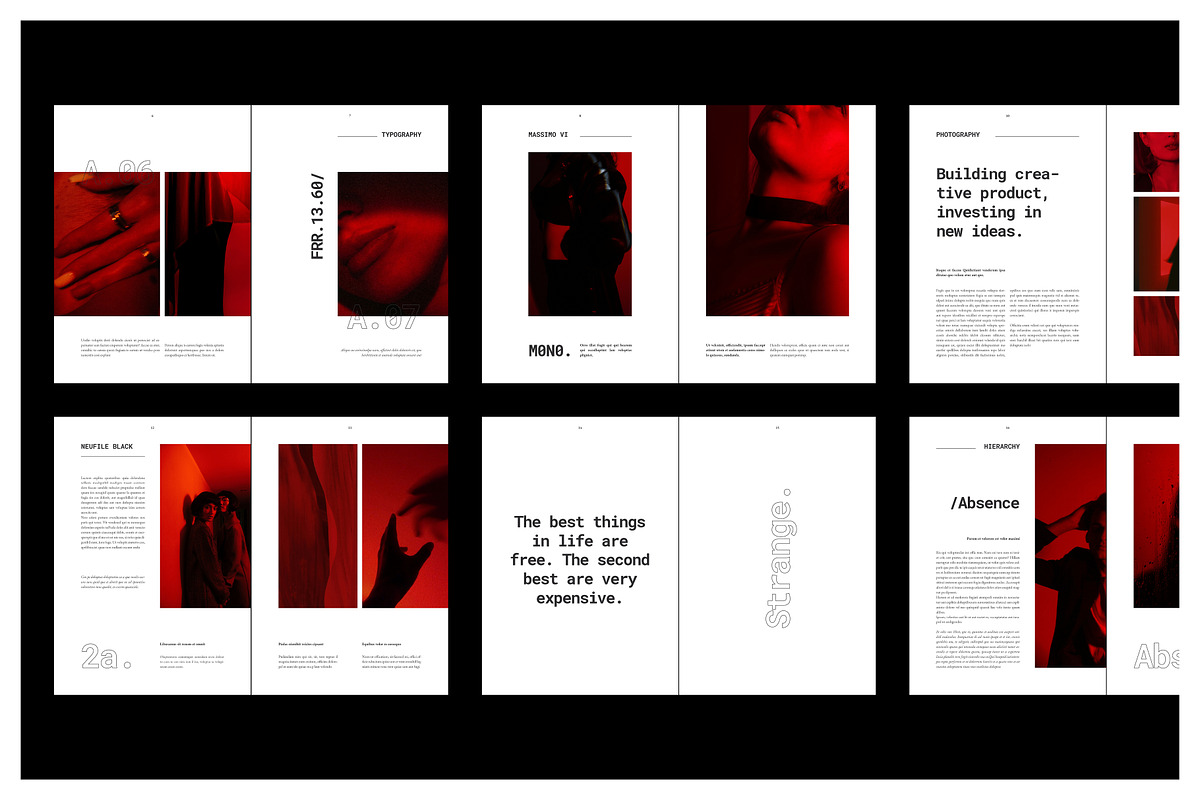 STRANGE Editorial Lookbook, a Magazine Template by Arif Tri Ananta (Photo 3 of 14)