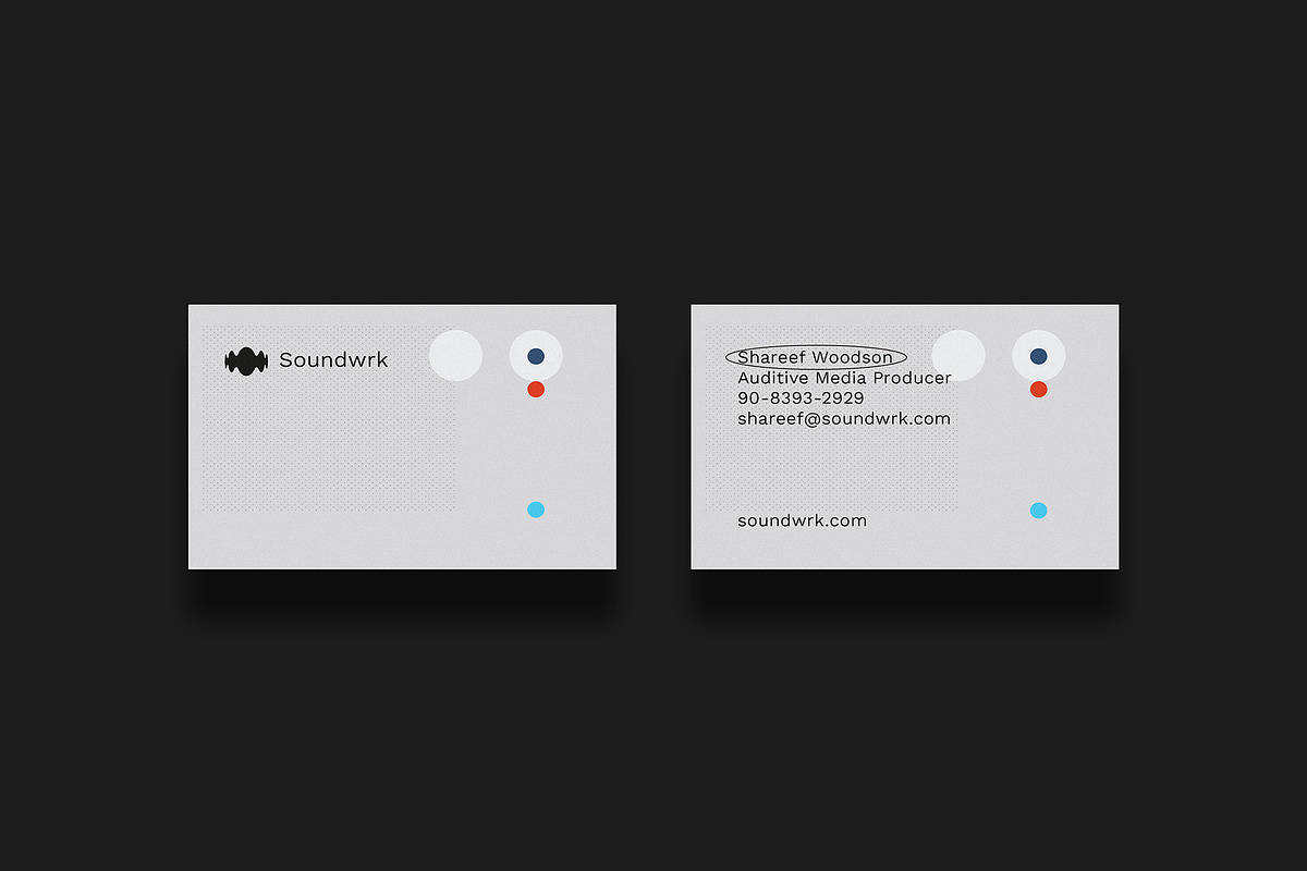Business cards template: Soundwrk, a Business Card Template by Srg® (Photo 1 of 4)