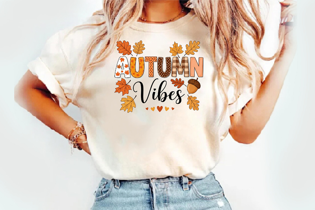 Autumn vibes Png, an Illustration by Watercolor design (Photo 1 of 3)