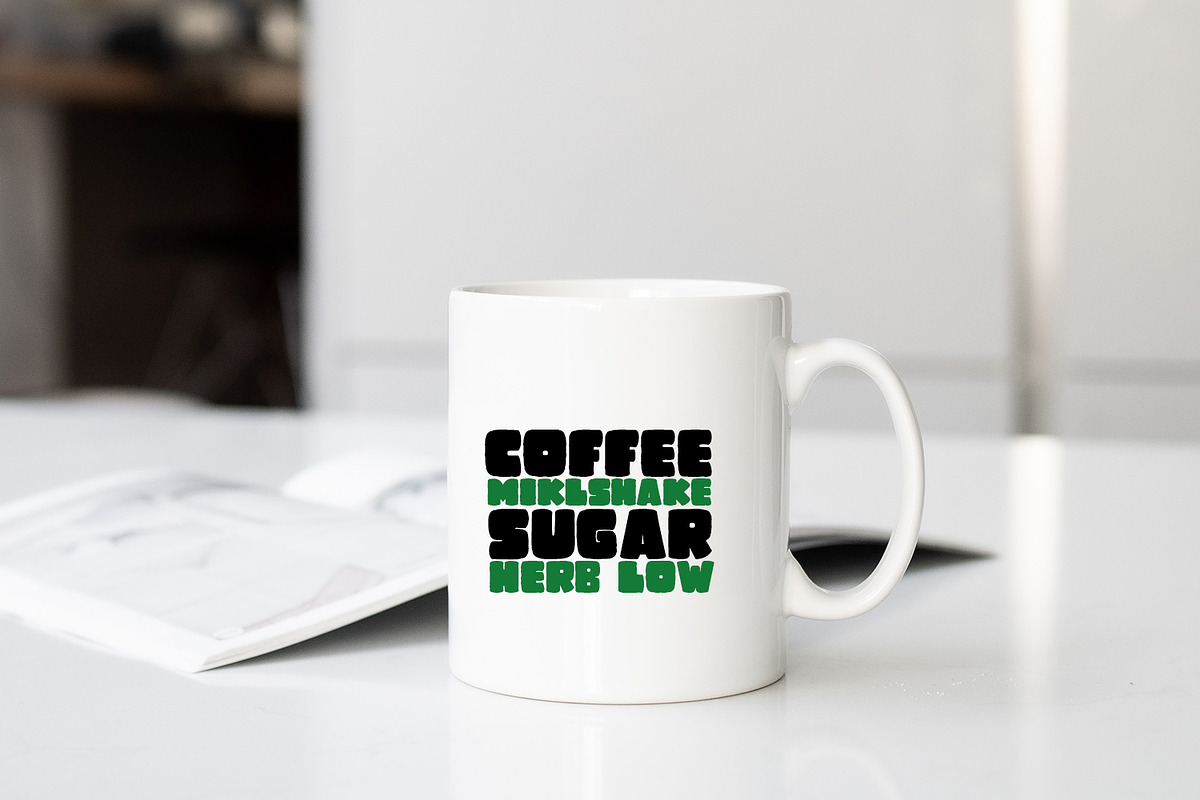 Matcha Bubbles, a Sans Serif Font by Bramcreative (Photo 3 of 10)