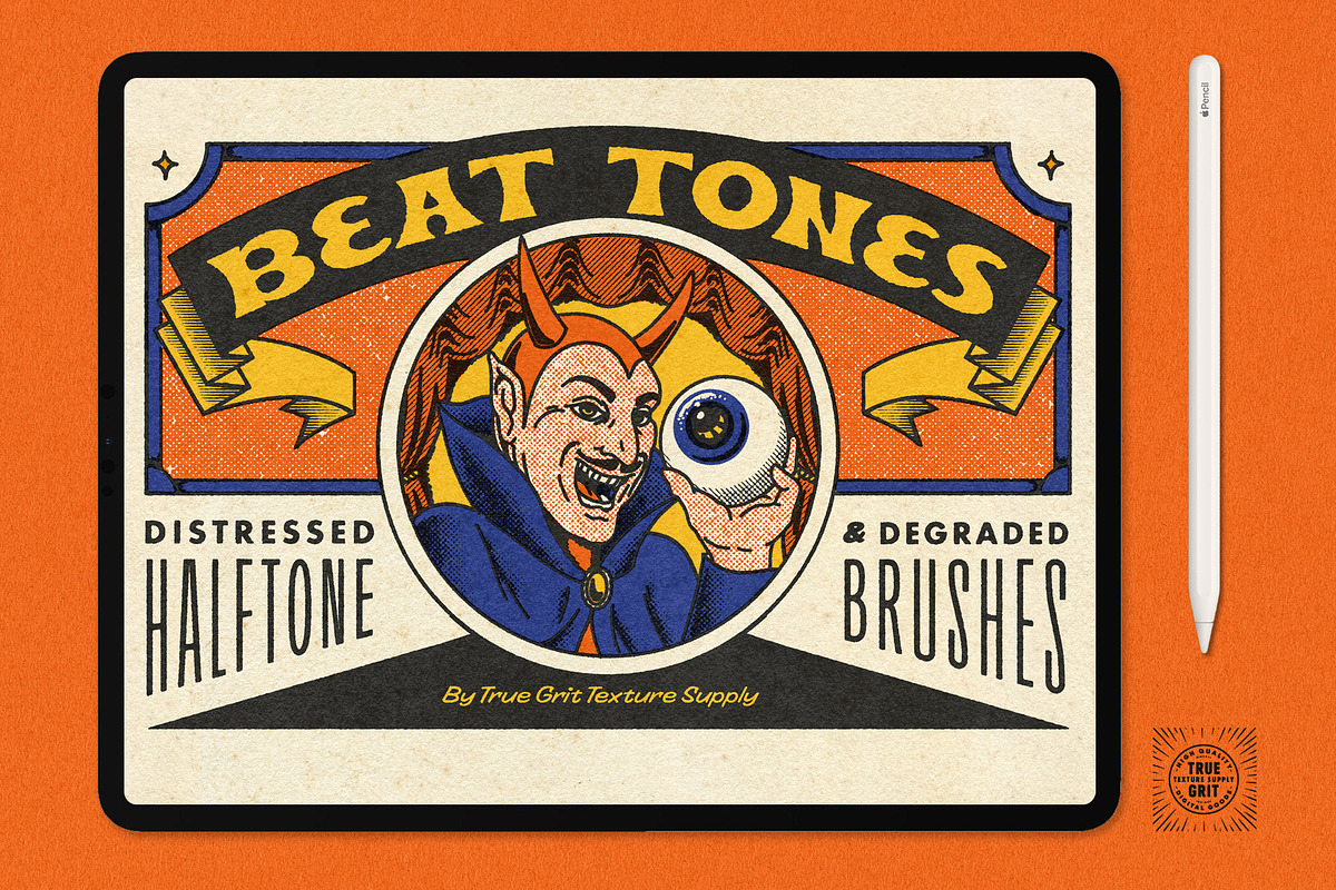 Halftone Brushes For Procreate