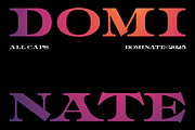 Dominate - Condensed Serif Font, a Serif Font by Wasabib Studio (Thumbnail 1 of 8)