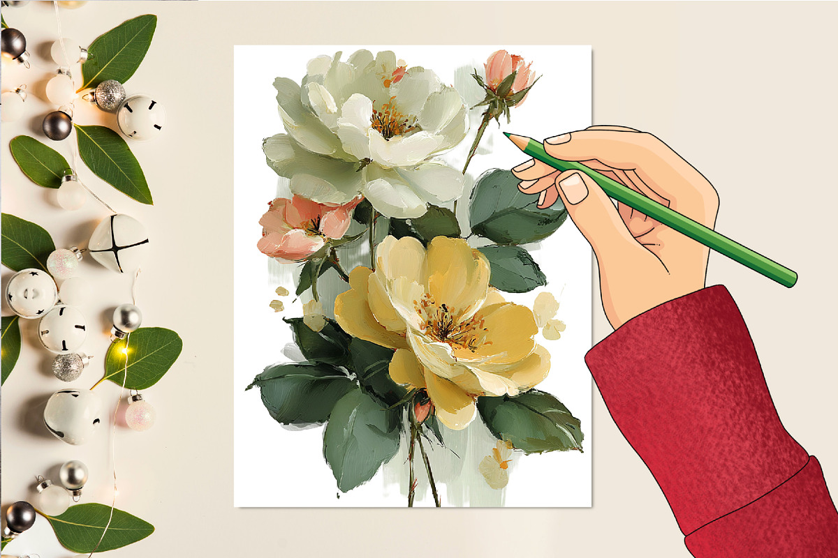 Watercolor Flower Clipart, an Illustration by DreamCafeArt (Photo 4 of 6)