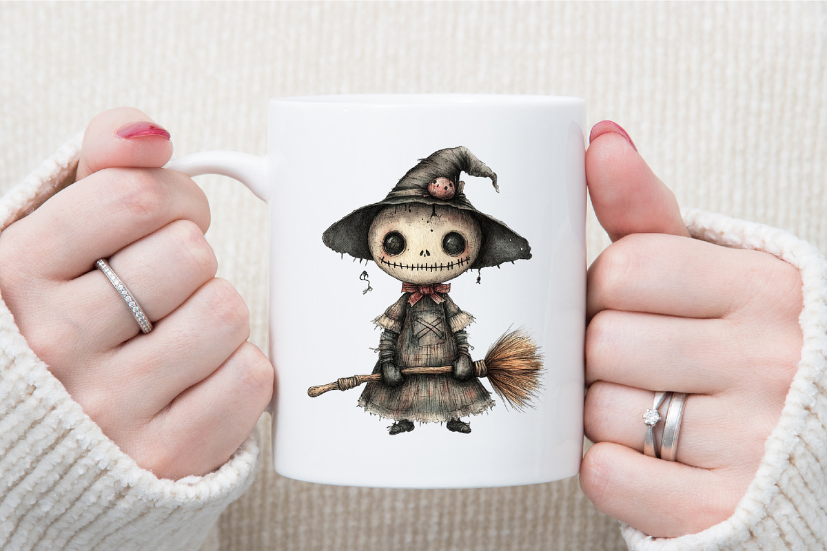 Halloween Voodoo Doll Clipart, an Illustration by Sublimation Artist (Photo 5 of 6)