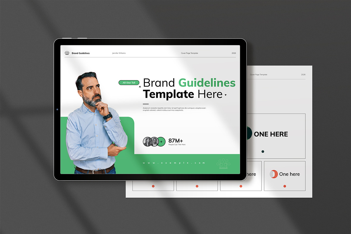 Brand Guidelines Template, a Brochure Template by metastudio38 (Photo 6 of 8)