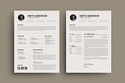 Resume / CV Template, a Resume Template by PixelStudio (Thumbnail 1 of 4)