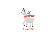 Cozy Christmas clipart collection, an Animal Illustration by Leysan Shayak (Thumbnail 10 of 10)