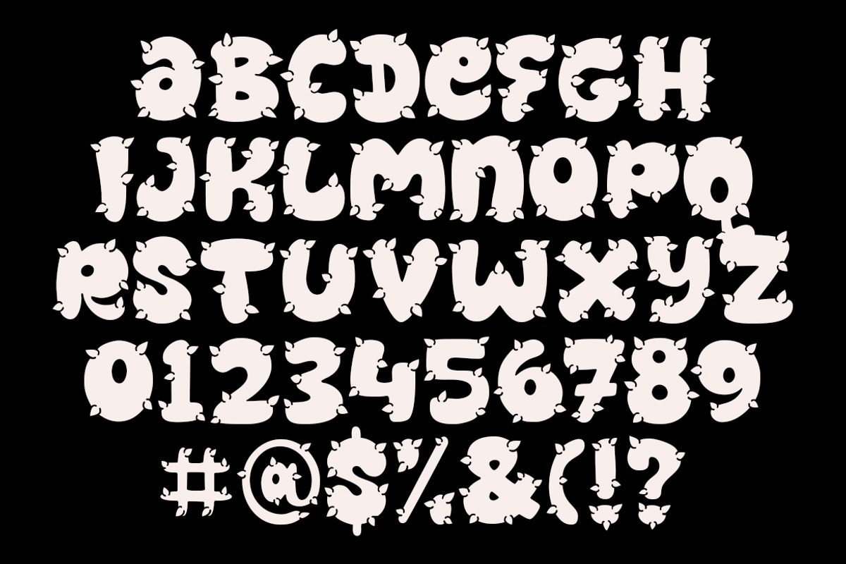 Groovy Thorns - Spiny Display Font, a Symbol Font by GroovyFontCo (Photo 8 of 8)
