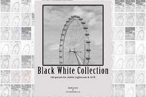 Black White Collection Adobe Presets