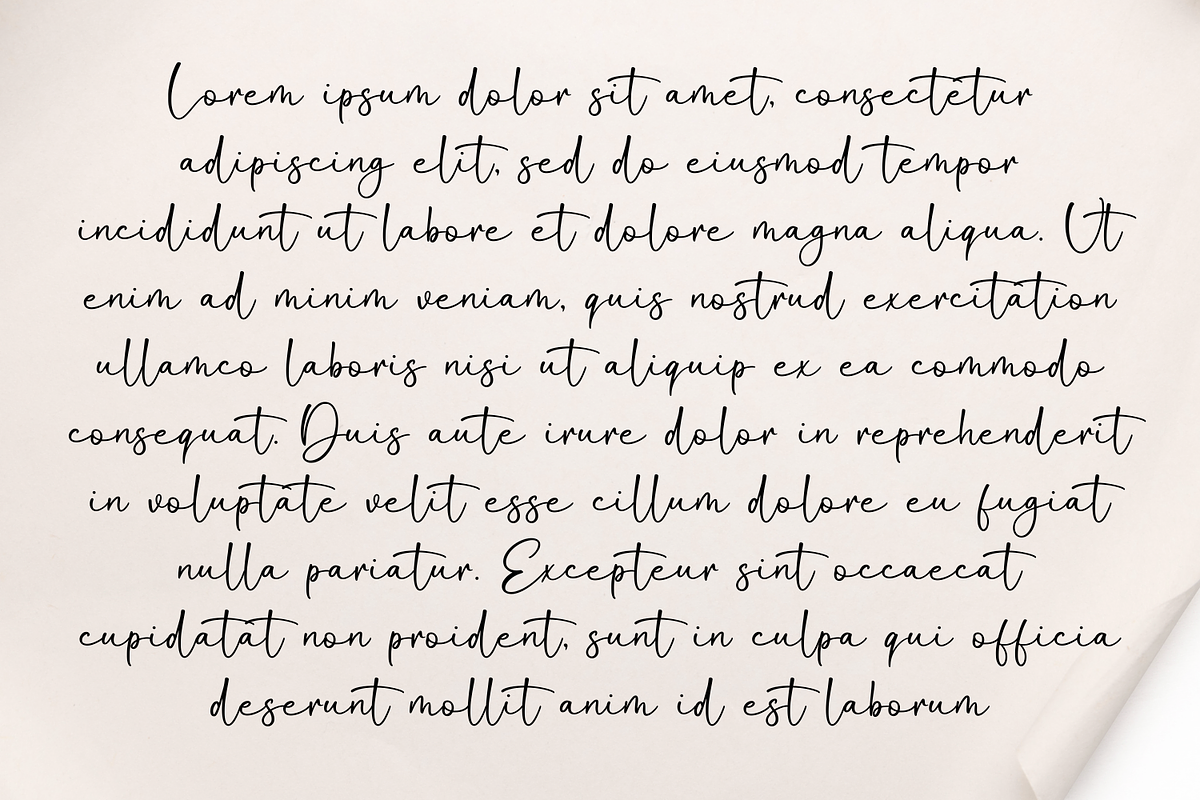 Kristal Rasford Handwriting, a Handwritten Font by Basnistudio (Photo 7 of 10)