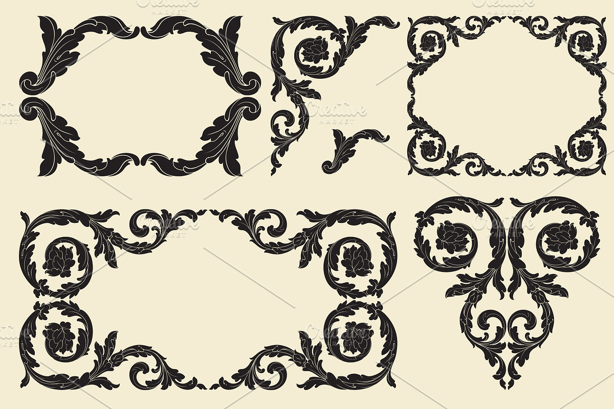 Frames and Borders Decorative vector, a Decorative Illustration by Samira (Photo 4 of 7)