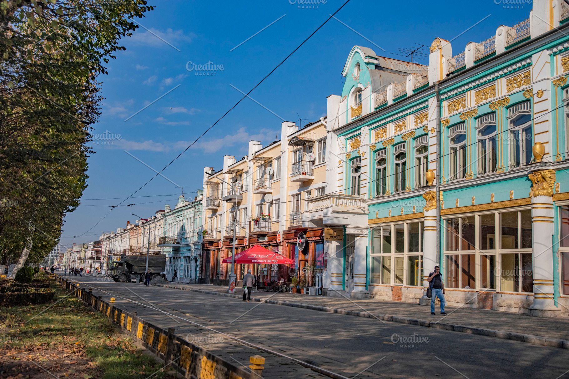 View of the streets of the city of Vladikavkaz. Russia, a Photo by Pictures for you!!!!!!!!!