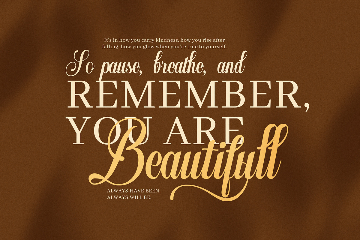Nestin Elegant Script Font, a Script Font by Graphicxell (Photo 3 of 8)
