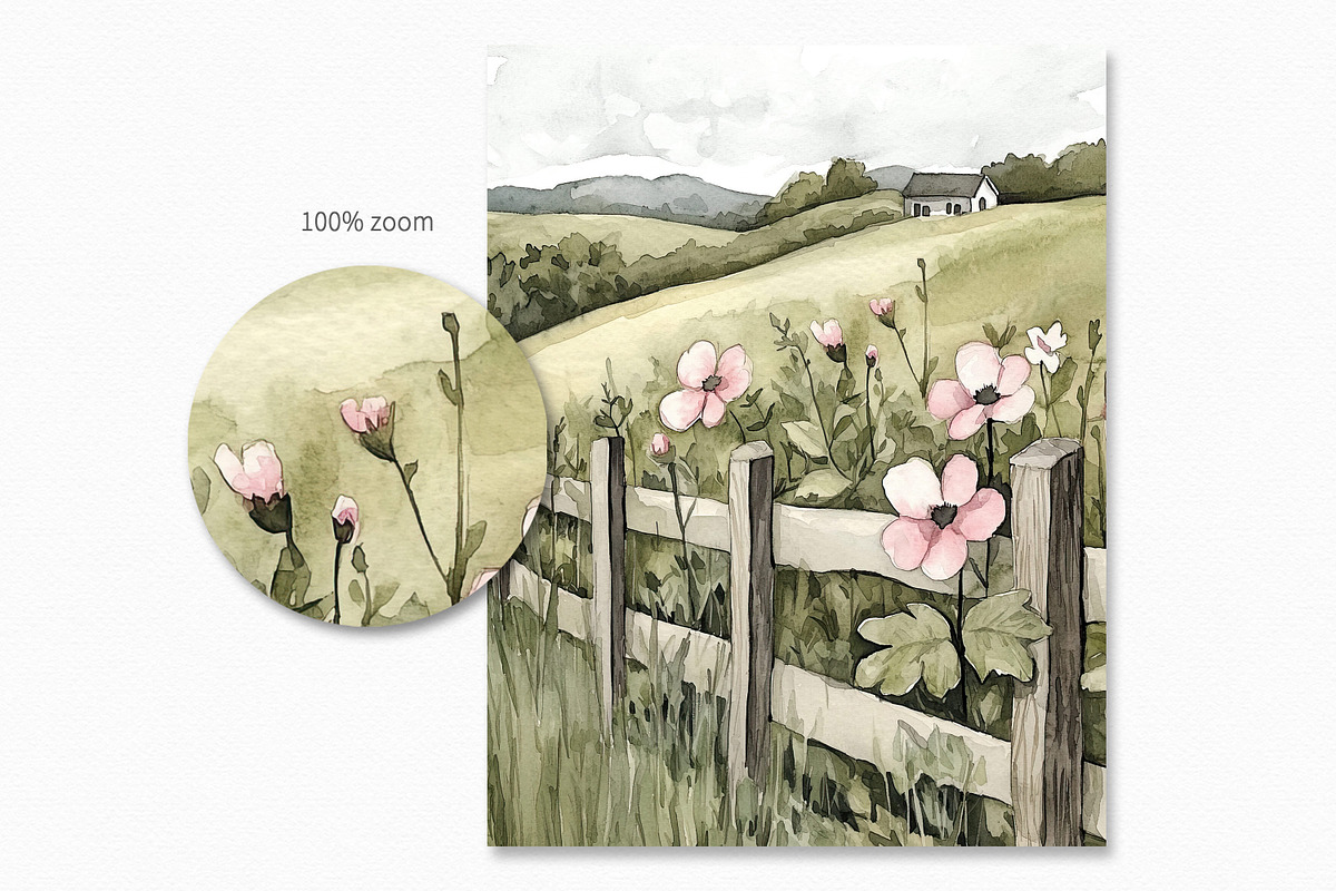 Springtime Serenity, a Decorative Illustration by rileyBgraphics (Photo 7 of 7)
