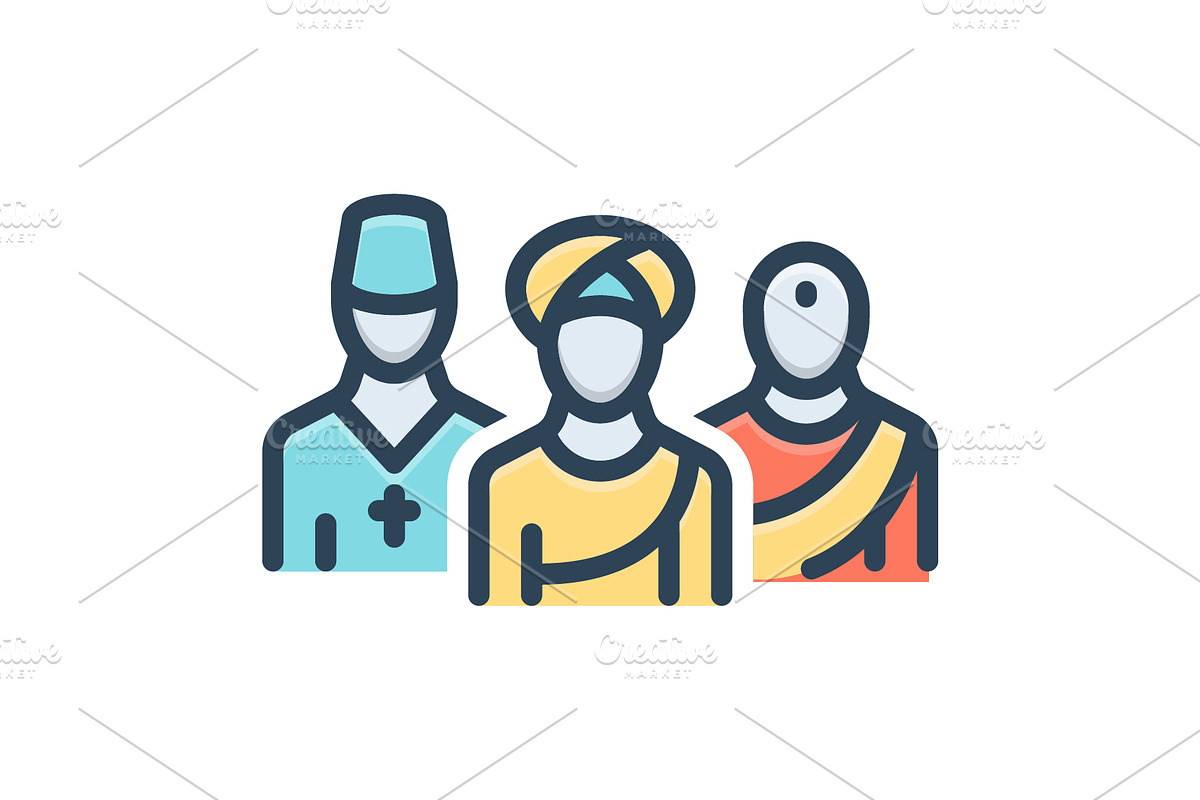 Culture civilization color icon, a Duotone Icon by Creative priyanka