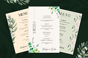 10 Elegant Wedding Menu Templates, a Templates & Theme by TemplateCastleStore (Thumbnail 3 of 9)