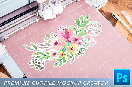 Etsy Friendly Cut File Mockup Kit