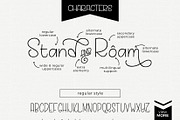 Stand and Roam font duo, a Sans Serif Font by HowJoyful  (Thumbnail 2 of 12)