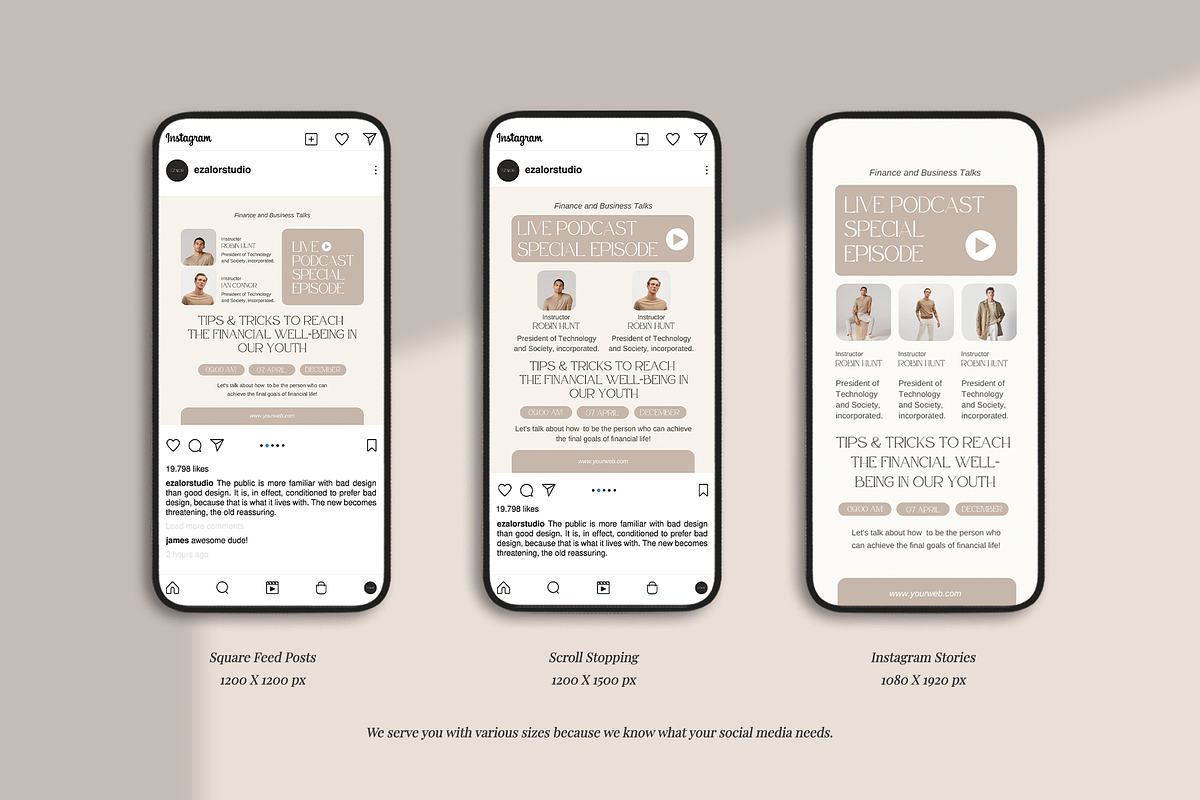 Instagram Financial Kit Influencer, a Social Media Template by Analogi Studio (Photo 3 of 15)
