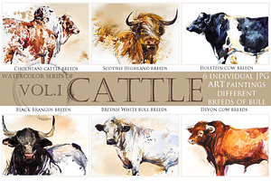 CATTLE Vol.1: 6 Realistic Bull Breed