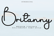 Britanny, a Handwritten Font by InermediaSTUDIO (Thumbnail 1 of 8)