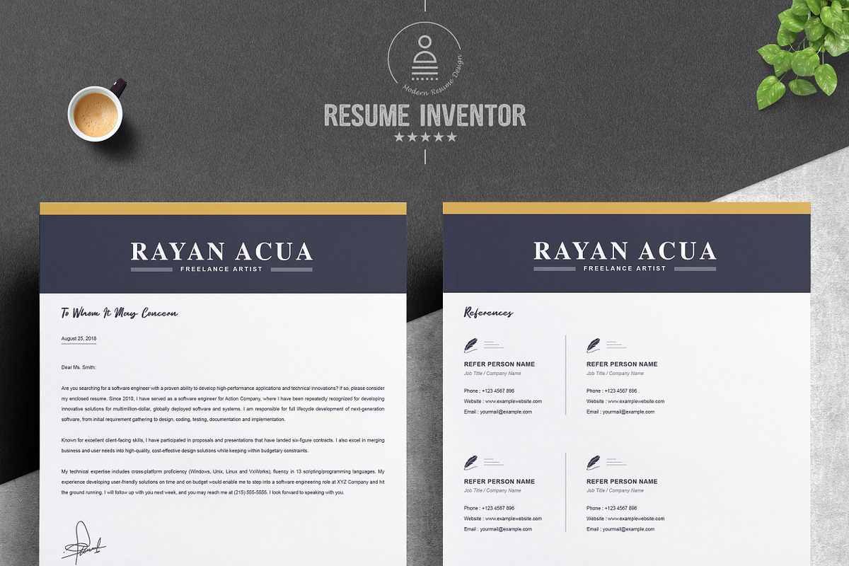 JOB WINNING RESUME - 50 TEMPLATES, a Resume Template by ResumeInventor (Photo 49 of 184)