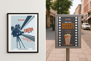 Set of 6 Retro Movie Posters, an Illustration by oxy_gen (Thumbnail 2 of 3)