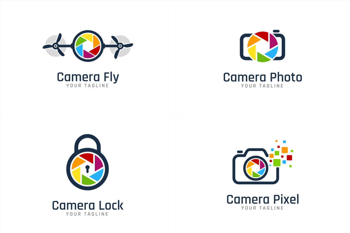 10 Camera Logo Bundle #5, a Branding & Logo Template by PutraCetol Studio