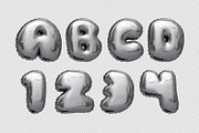 Chrome Balloon Font, a Sans Serif Font by Handmadefont (Thumbnail 14 of 15)