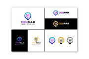 Set of Modern Tech Bulb logo designs, a Branding & Logo Template by Lucky Creative (Thumbnail 2 of 5)