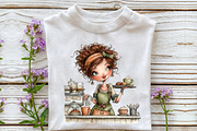 Whimsical Workers PNG Clipart Set, a Seasonal Illustration by OK Design (Thumbnail 5 of 6)