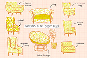 Hand Drawn Pattern Procreate Brushes, a Brush Add-On by Sometimes Crafter Studio (Thumbnail 2 of 4)