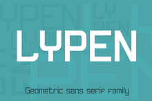Lypen font family