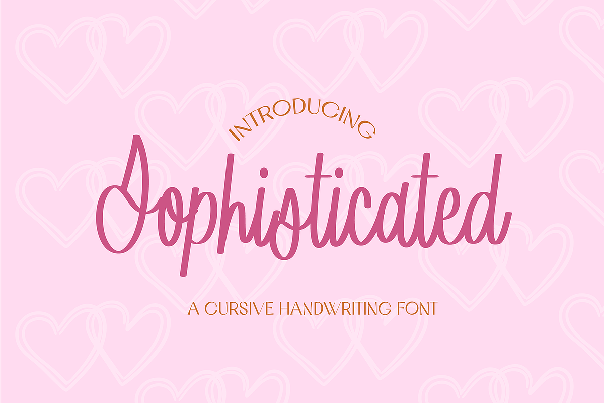 SOPHISTICATED Brush Cursive Font, a Handwritten Font by Blush Font Co. (Photo 1 of 3)